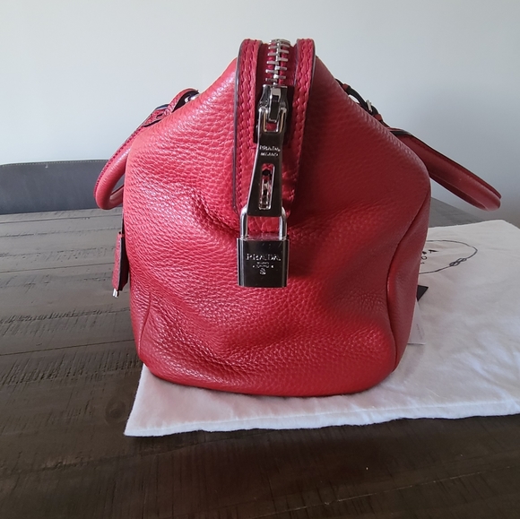 PRADA Vitello Daino Leather Double Handle - Picture 4 of 16